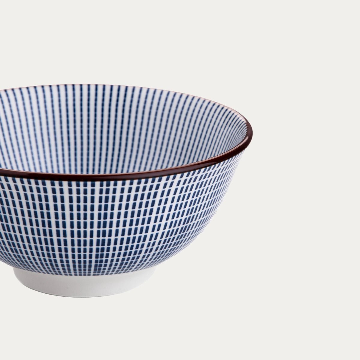 Miska NAVIA granatowa z brązową obwódką 15 cm