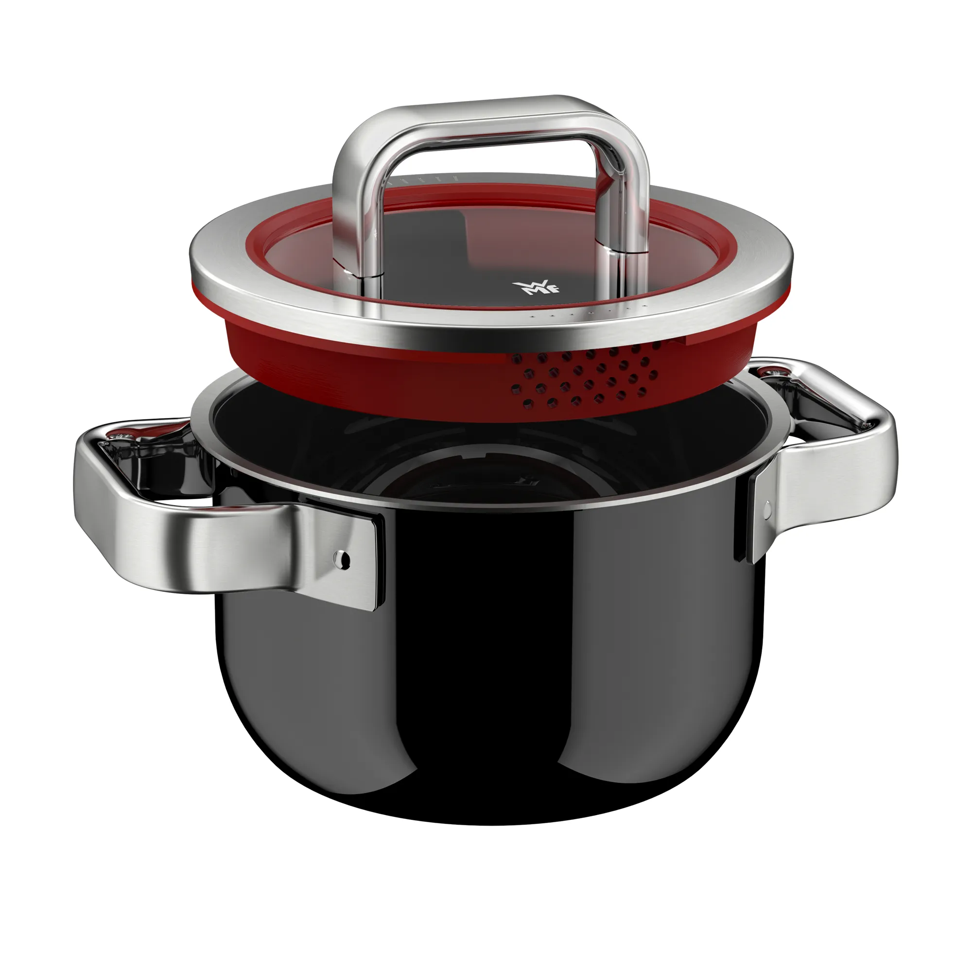 Fusiontec Function Pro, Soup Pot With Lid, 16 cm, Black