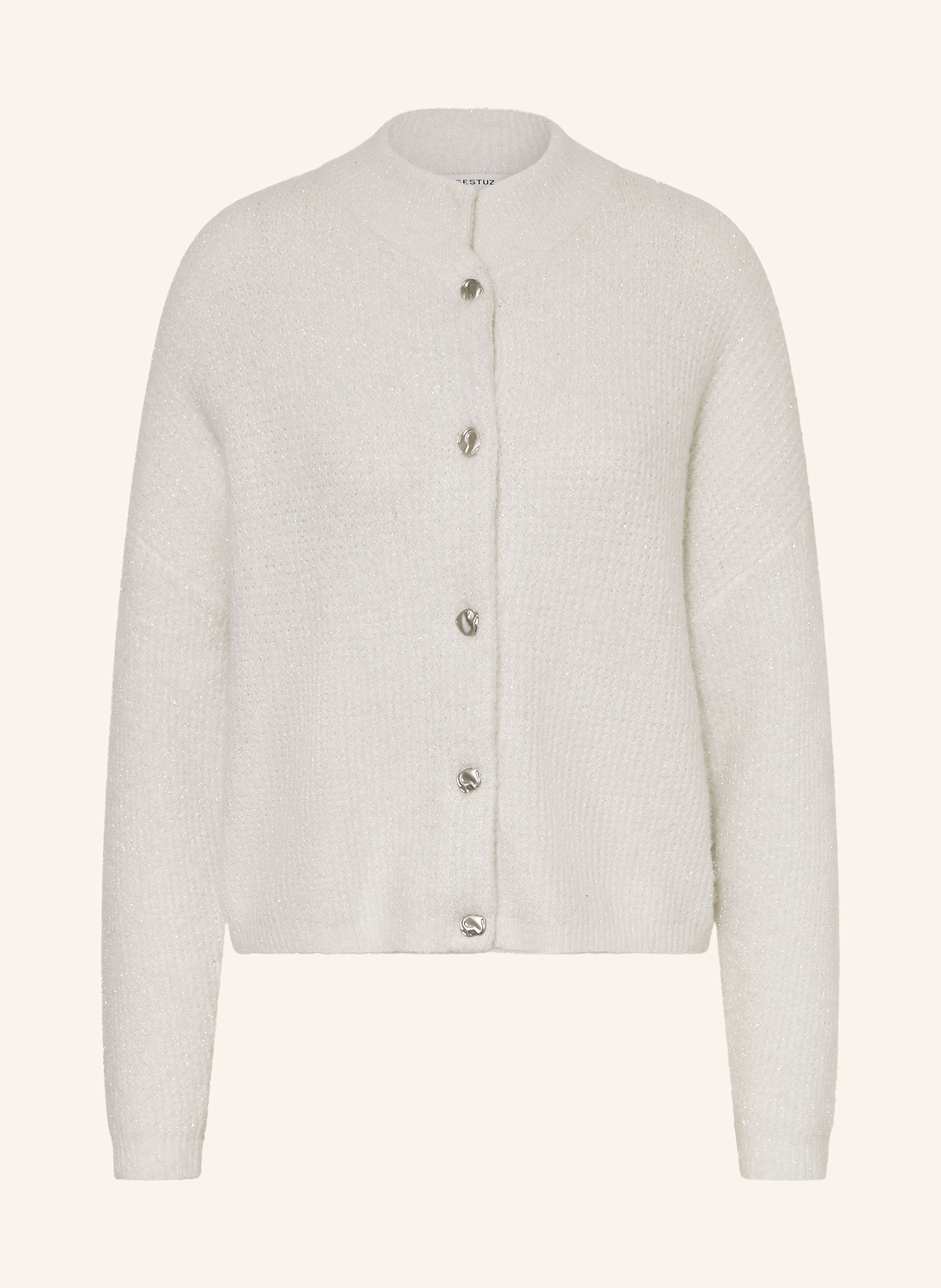 GESTUZ Strickjacke GZALPHA mit Glitzergarn