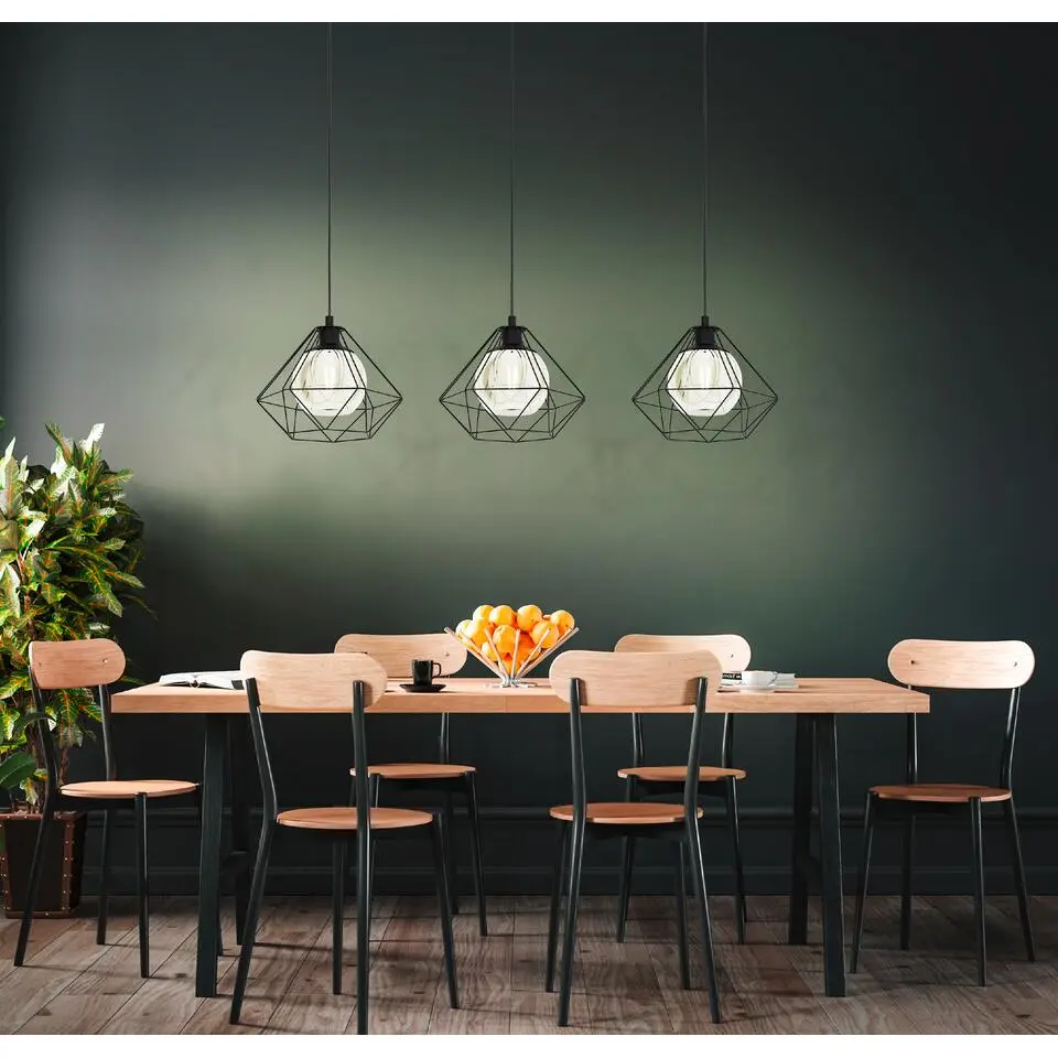 EGLOVernham-Hanglamp-E27-114,5cm-Zwart