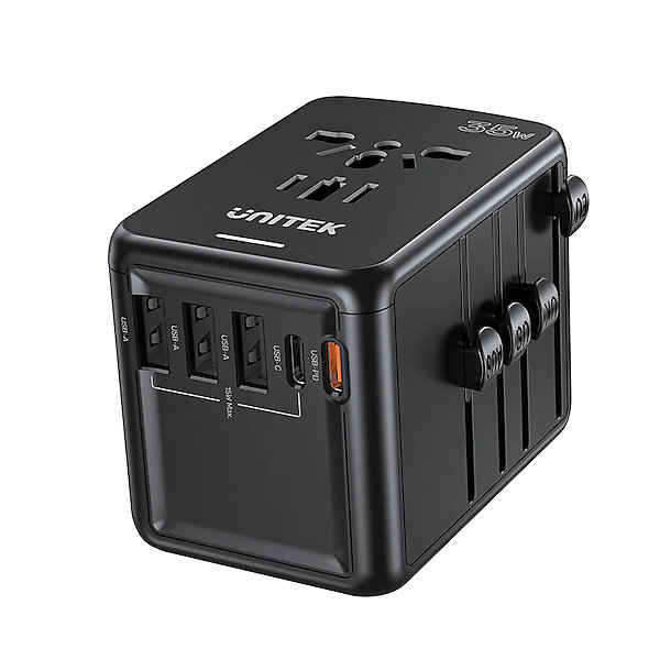Adaptateur multi pays USB-C 35W UNITEK