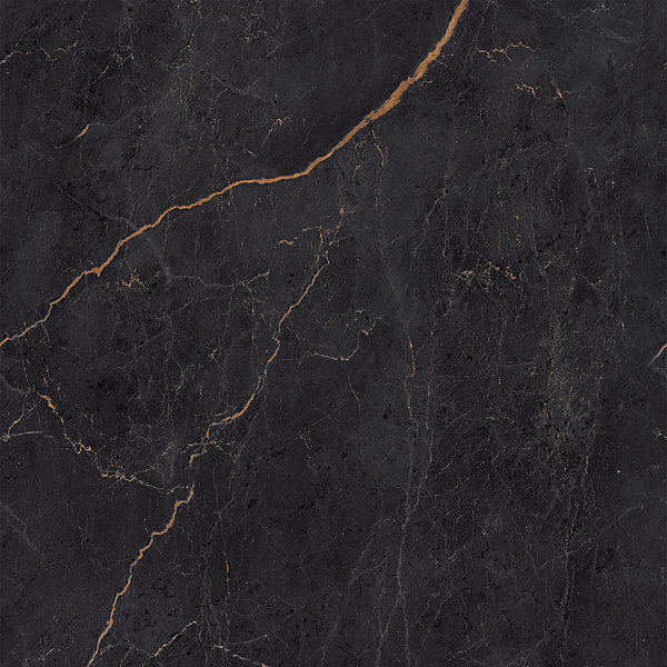 2 panneaux muraux de salle de bains l.100 x H.210 cm, effet marbre anthracite cuivre, Schulte DécoDesign Softtouch