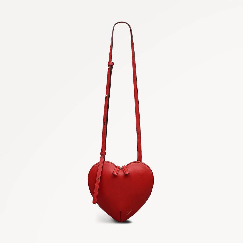 Heart Street - Medium Ziptop Cross Body Bag