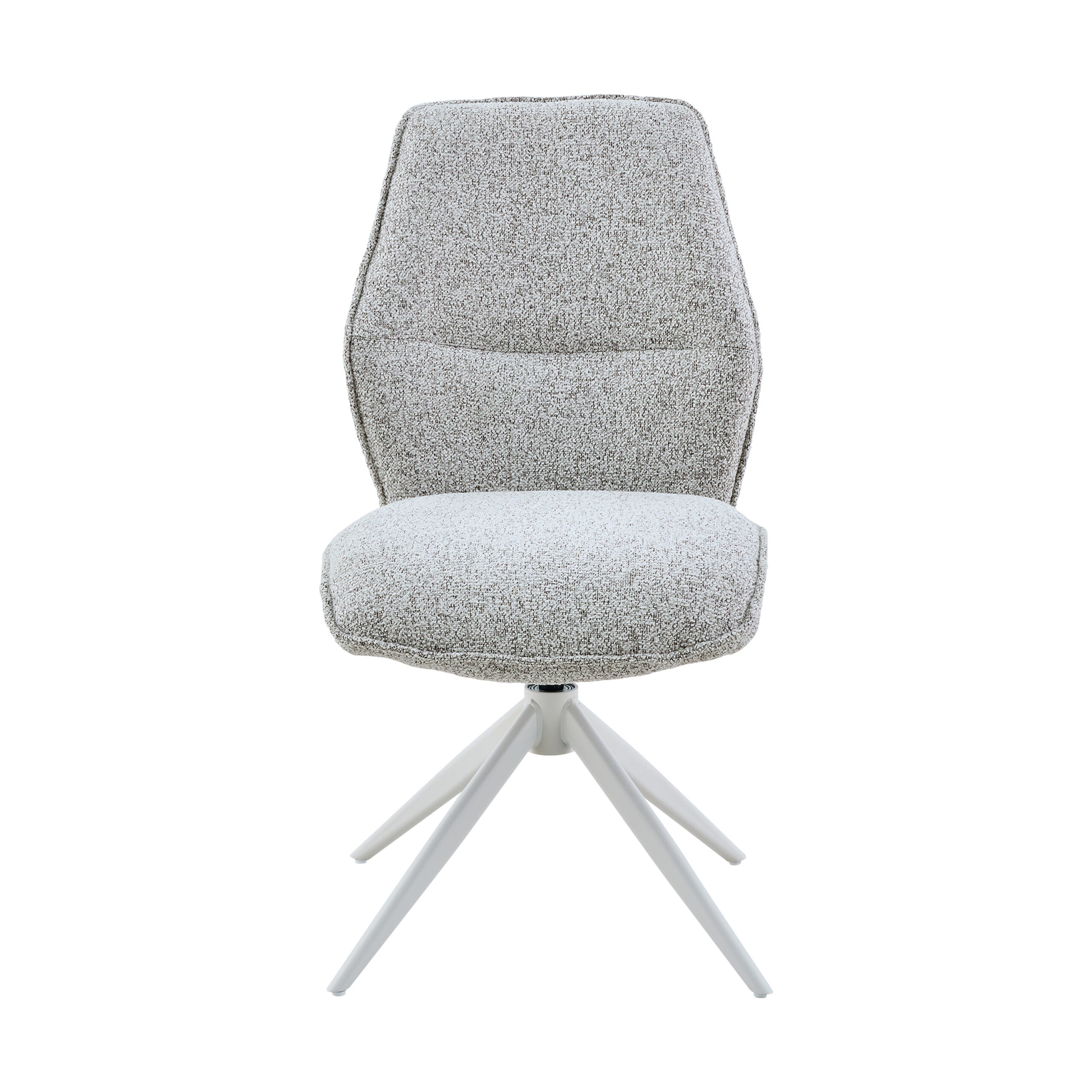 Starfurn eetkamerstoel Hera - grijs - 63x63x83cm - Set van 2
