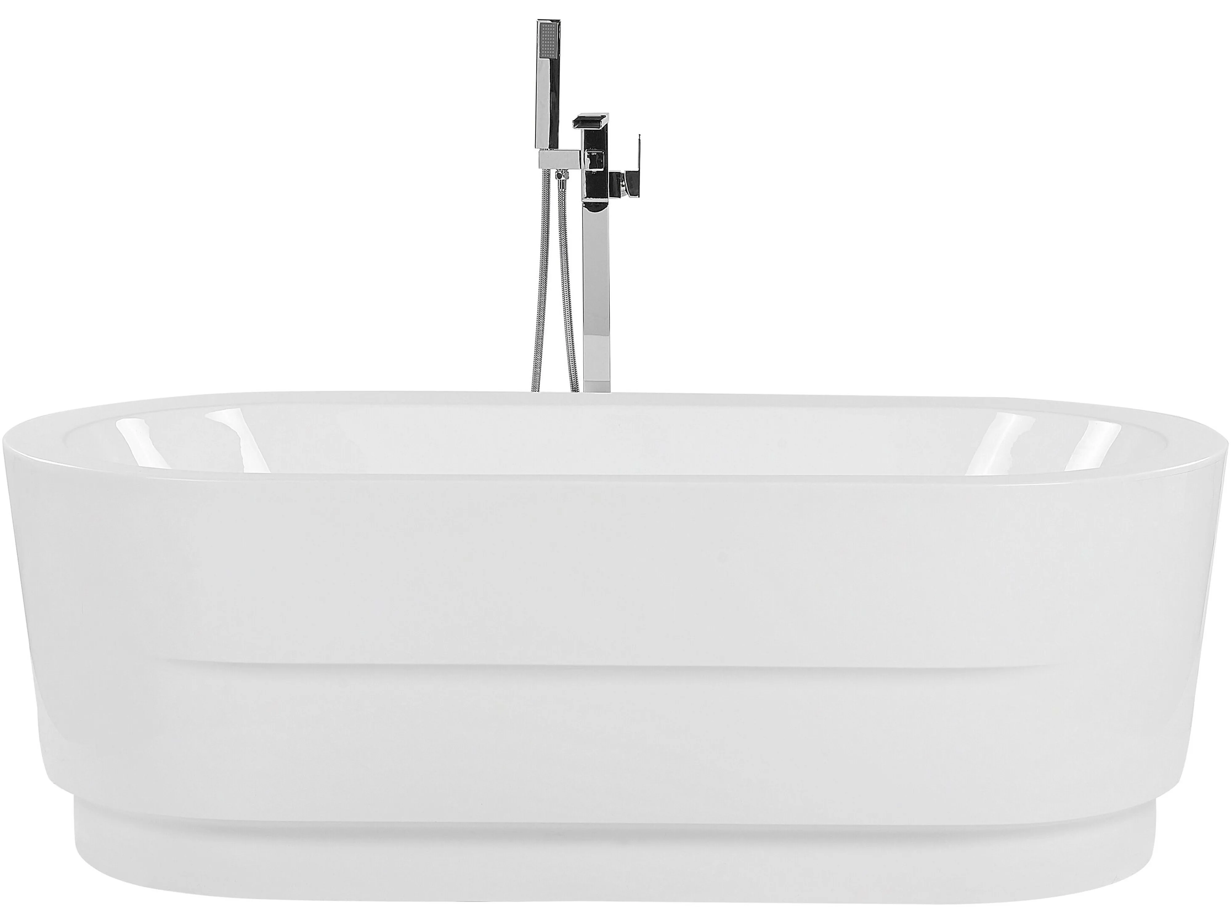 Freestanding Bathtub EMPRESA with Fixtures 1700 x 800 mm White