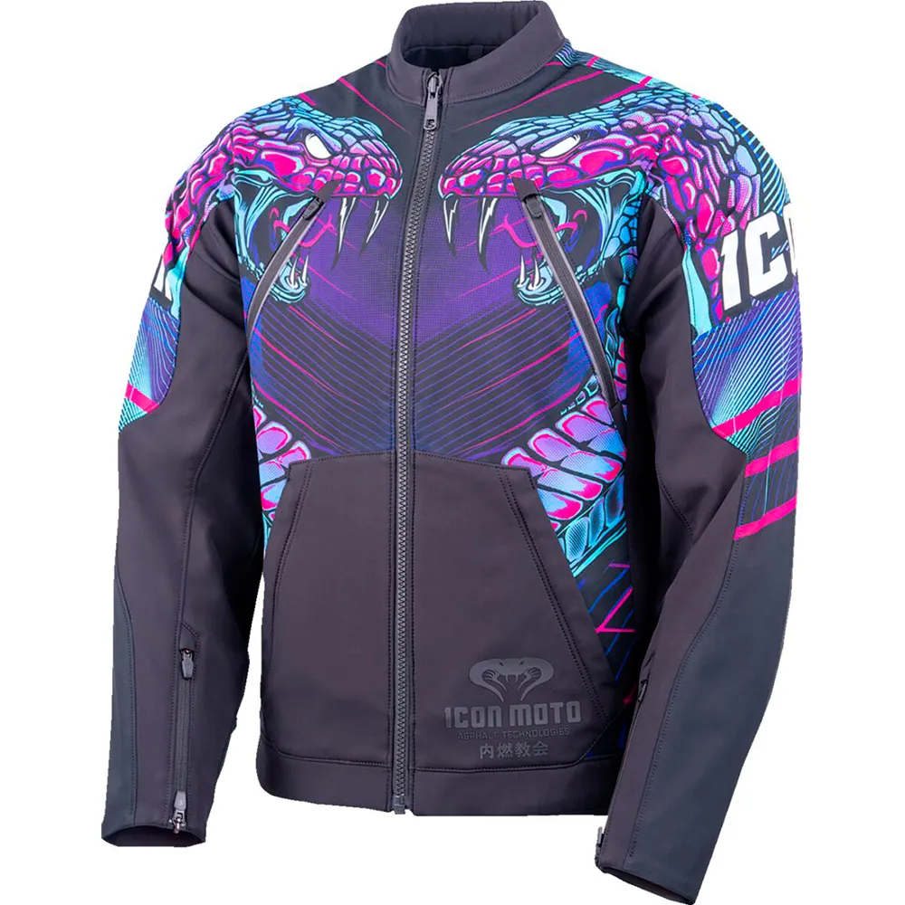 Icon Merc3 Synthwave jacket
