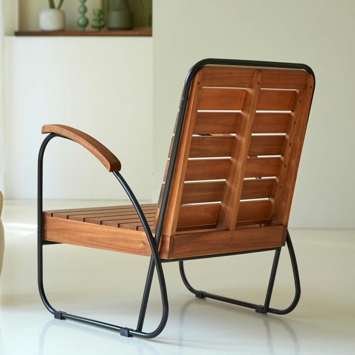 KEY WOOD - Fauteuil en acacia massif