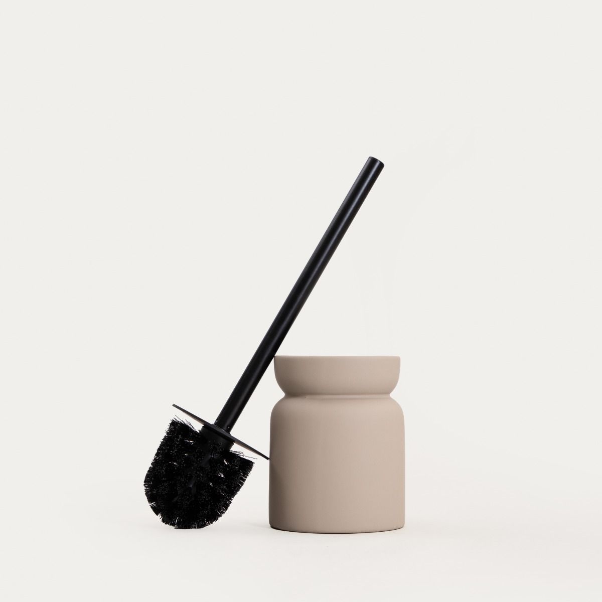 Szczotka do WC ELVIA taupe 10,5x13x38,5 cm