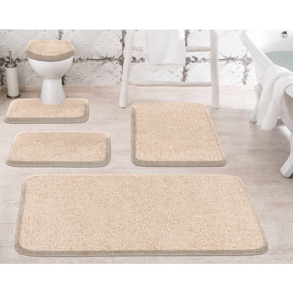 Badematte »Melange«, BxL: 70 x 120 cm, champagner, aus 100% Polyacryl