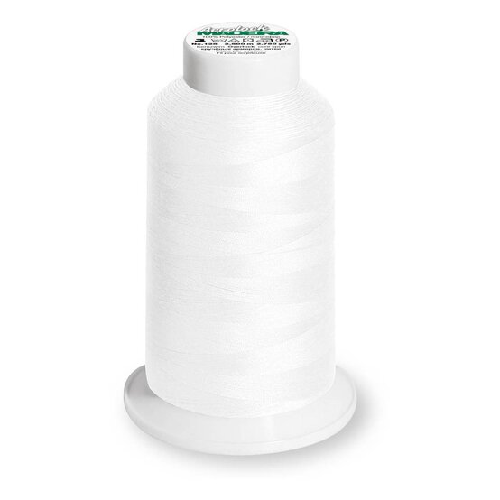 Madeira White Aerolock Overlocker Thread 2500m (8010)