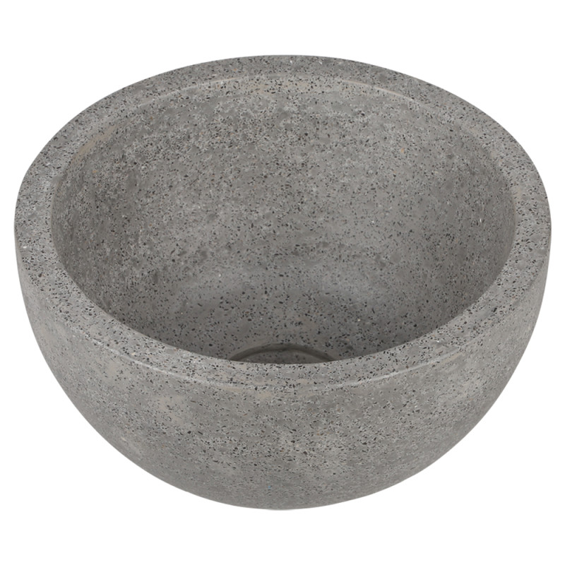 Vasque à poser Ruz ronde gris fin Ø 23 x 12 cm DIFFERNZ