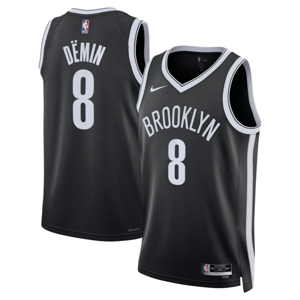 Egor Dëmin Brooklyn Nets Nike Unisex Swingman Jersey - Icon Edition - Black