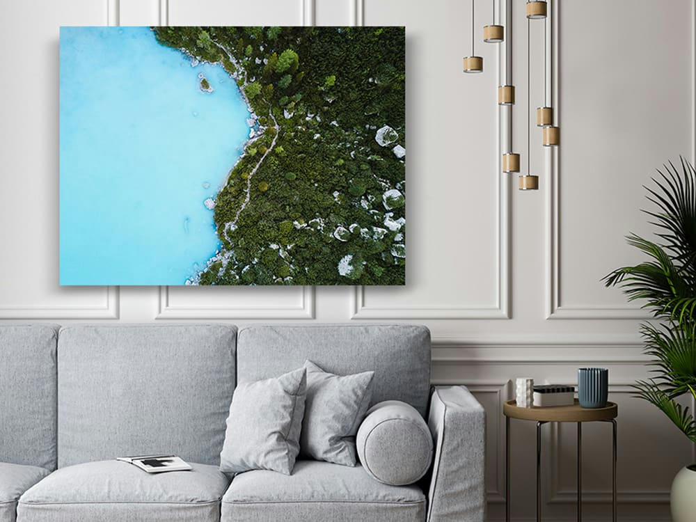 RÊVE BLEU - Photographie d'art d'Hugo Grandcolas 45x60 cm sur alu