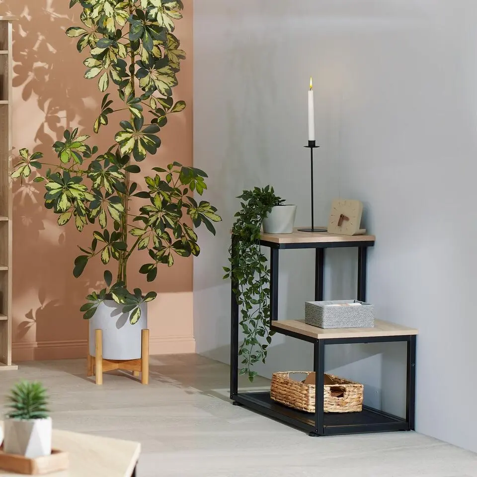 tectake Bijzettafel Halifax 60,5x35,5x60,5cm