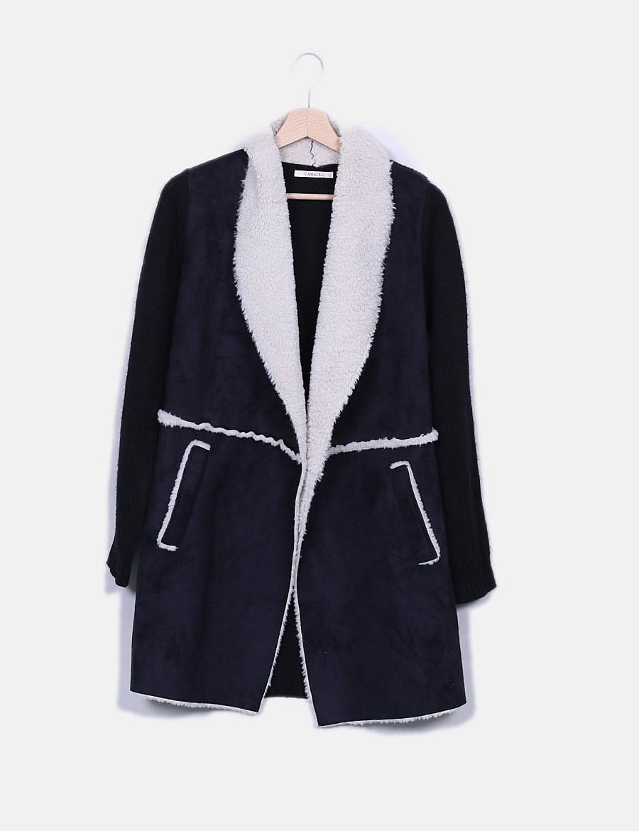 Camaïeu Navy blue coat combined
