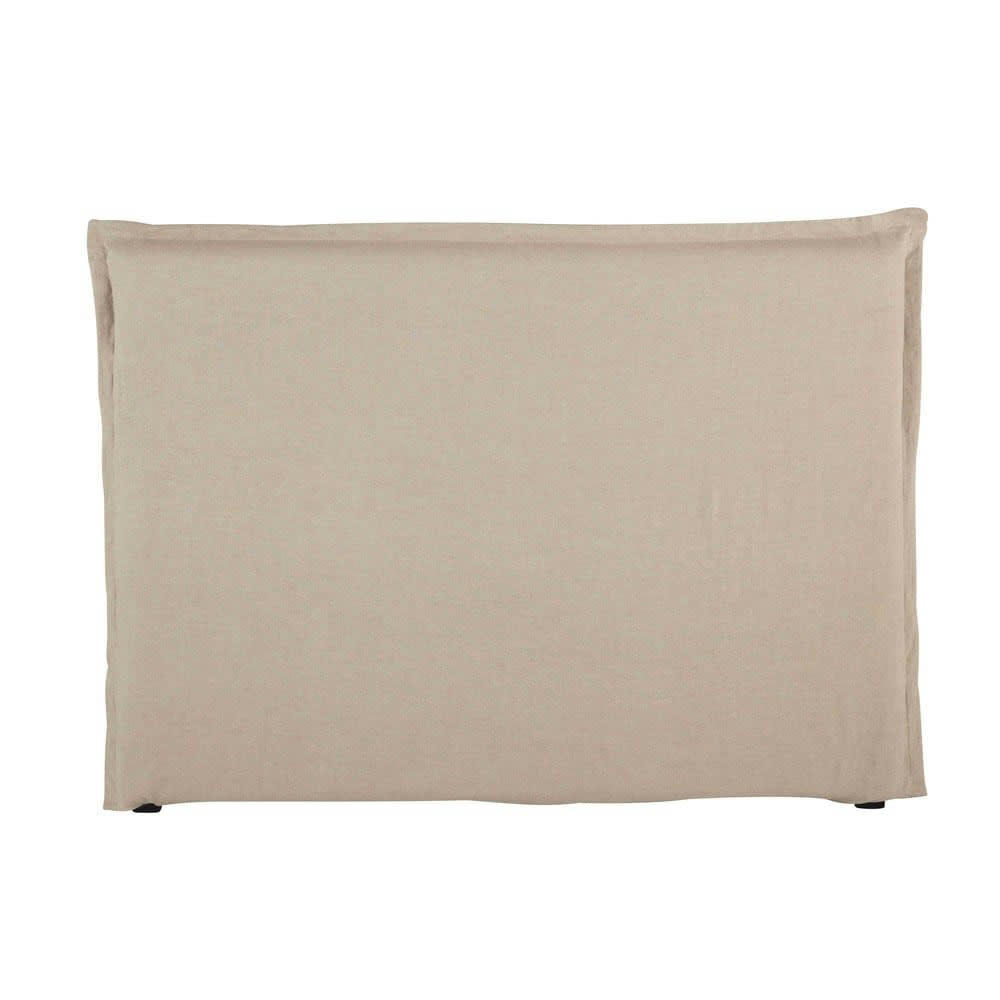 Morphee - Housse de tête de lit 160 en lin lavé