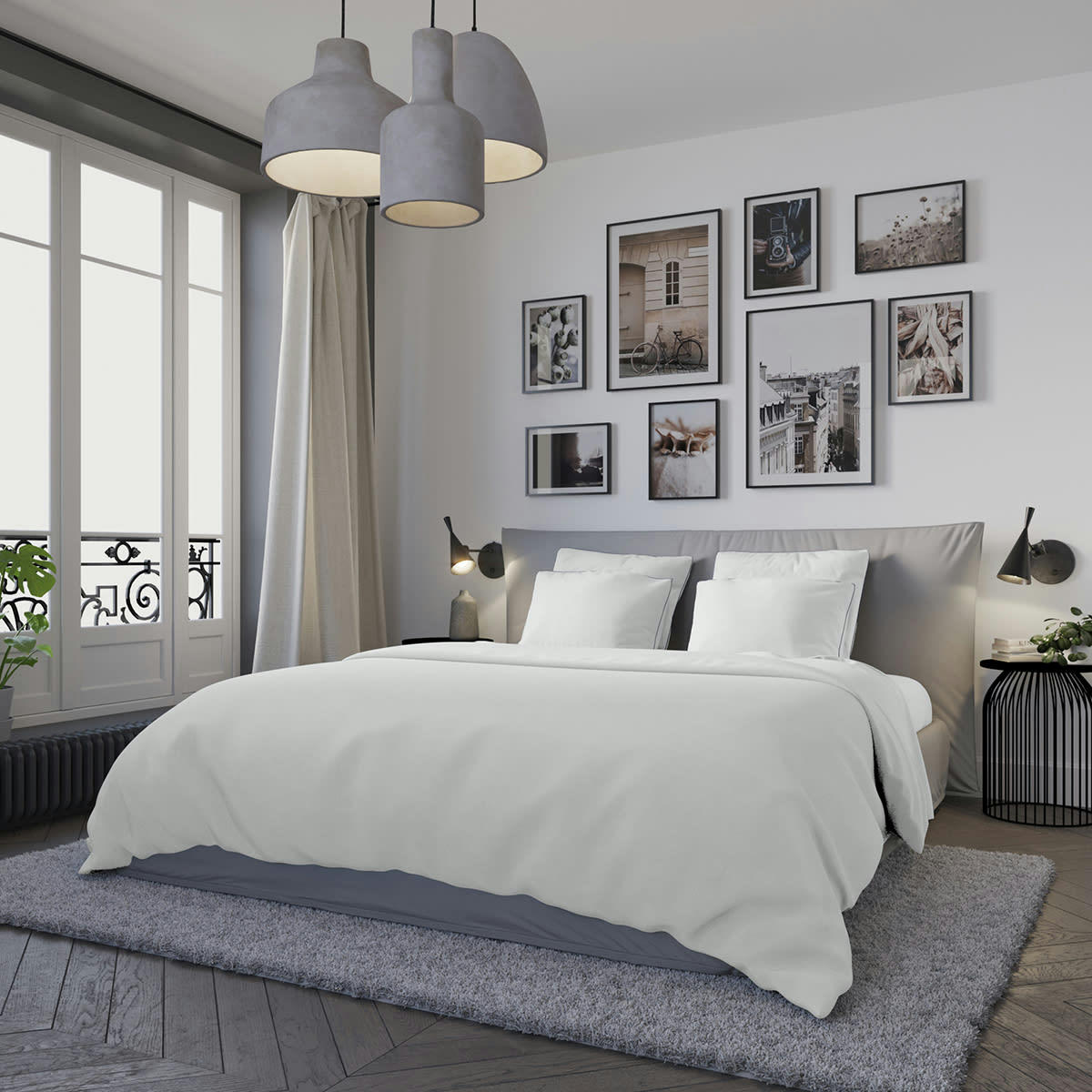CONFORT - Housse de couette   Jersey Coloris Blanc 240x260 cm - DODO