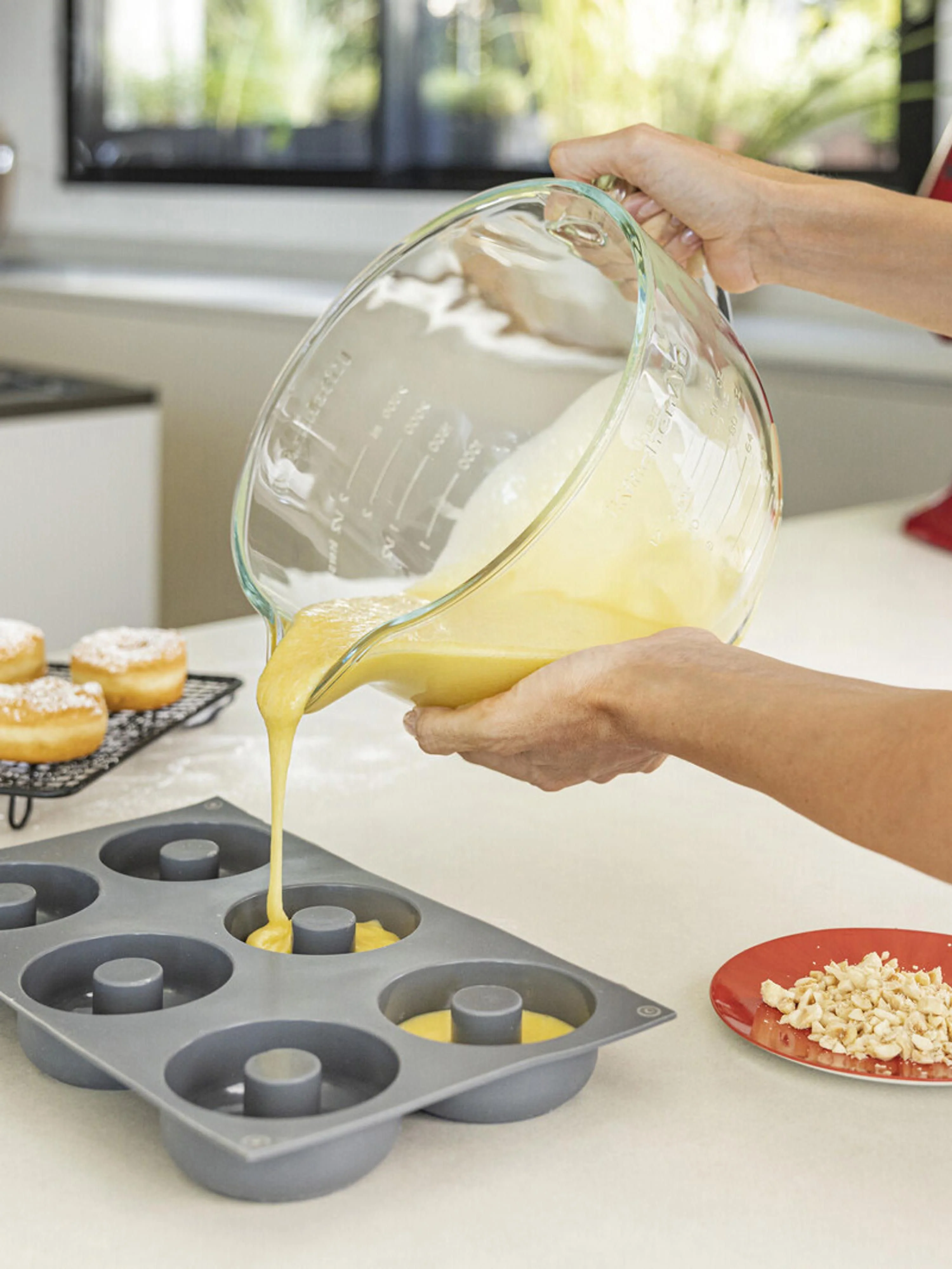 Rührschüssel KitchenAid aus Glas, 4.7 L, 2er-Set