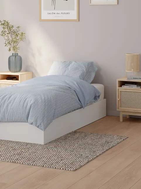 Divan bund FOLDAGER 90x200 endeløft hvid