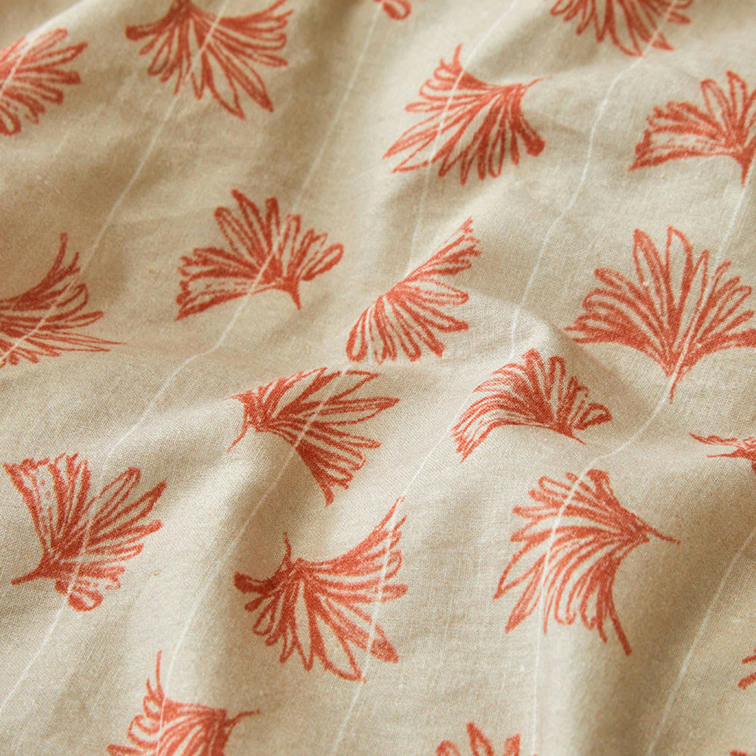 BIO LANGKA - Housse de couette li/coton organic epice 140x200 cm