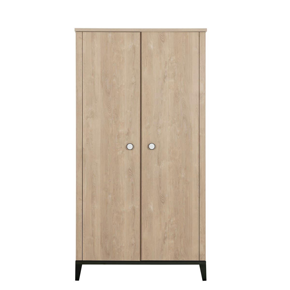 GAELLE - Armoire 2 portes effet bois