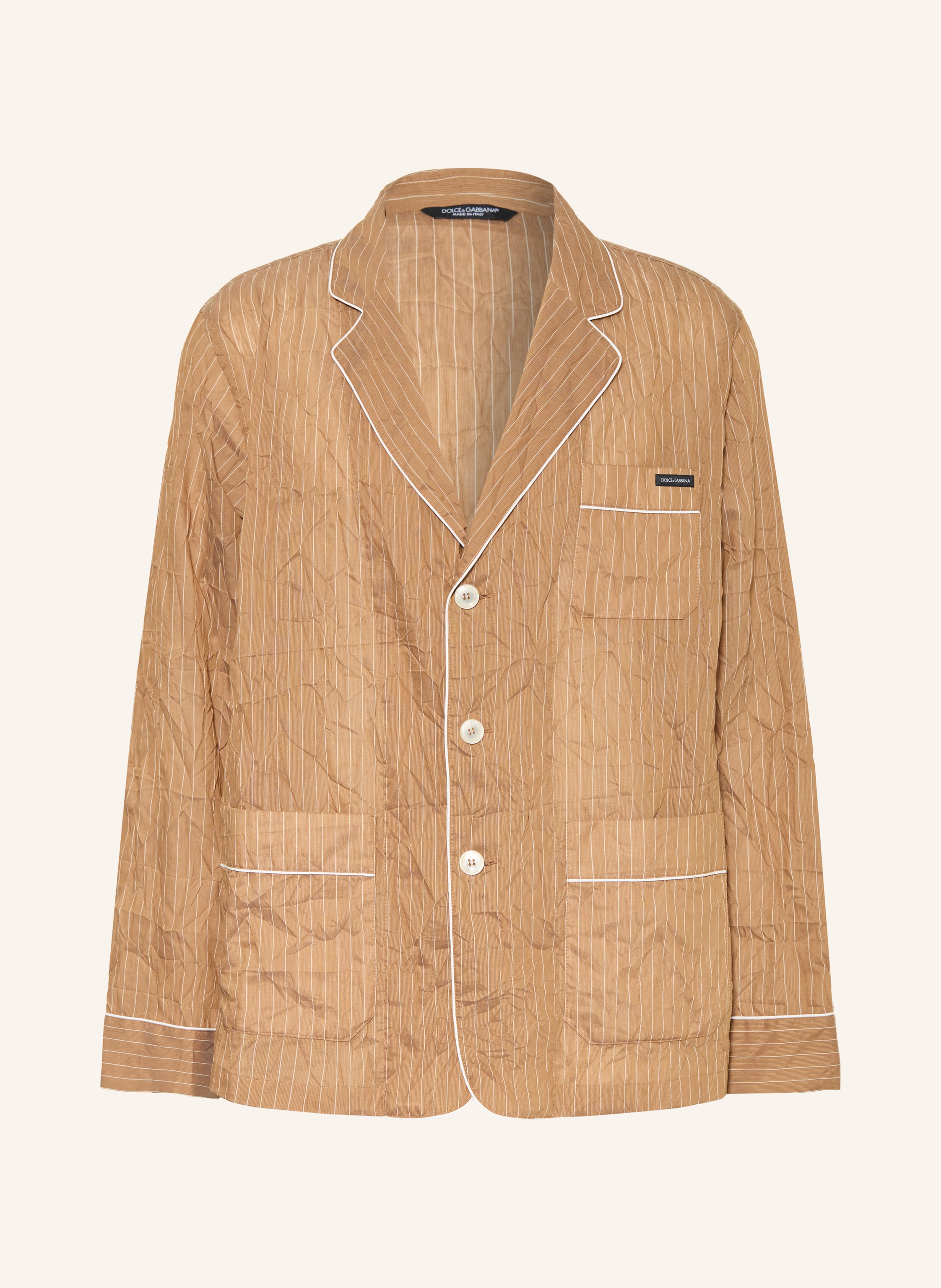 DOLCE & GABBANA Sakko Regular Fit mit Leinen