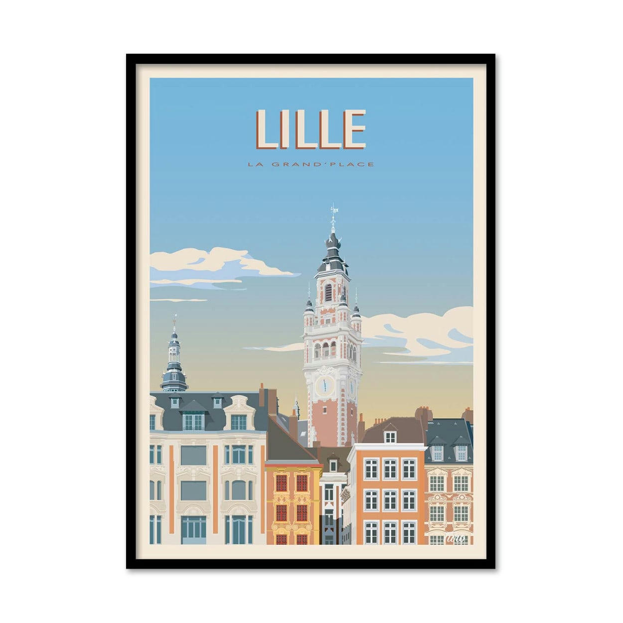 TUROMEMORIESSTUDIO - LILLE - TUROMEMORIESSTUDIO - Affiche d'art 30 x 40 cm