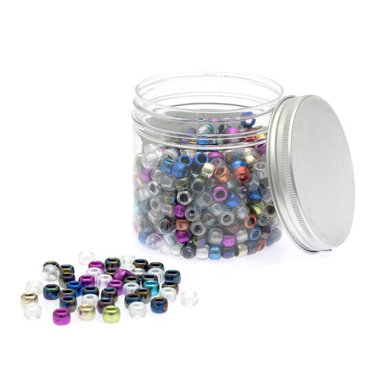 Metallic Pony Beads Tub