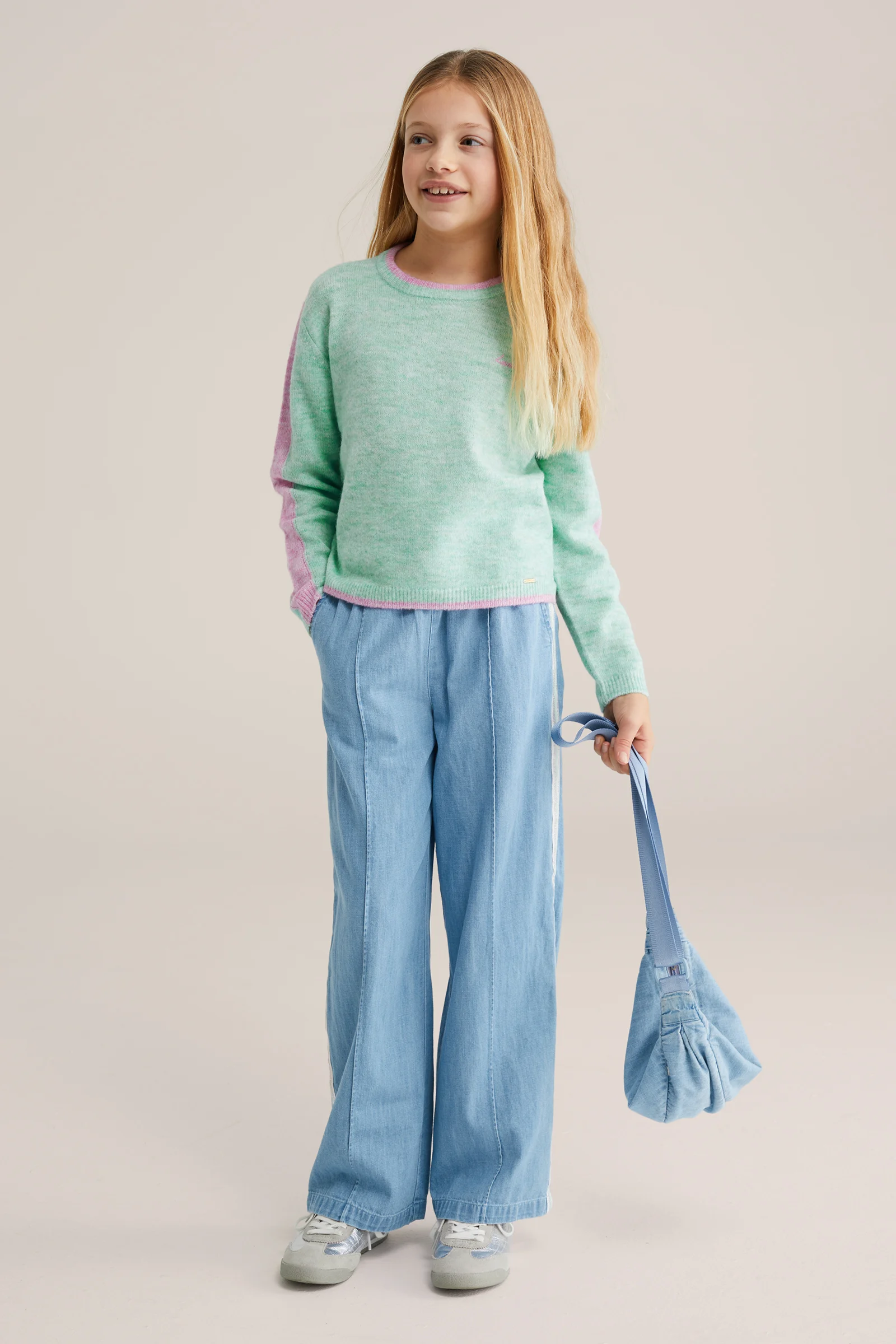 Meisjes gebreide trui