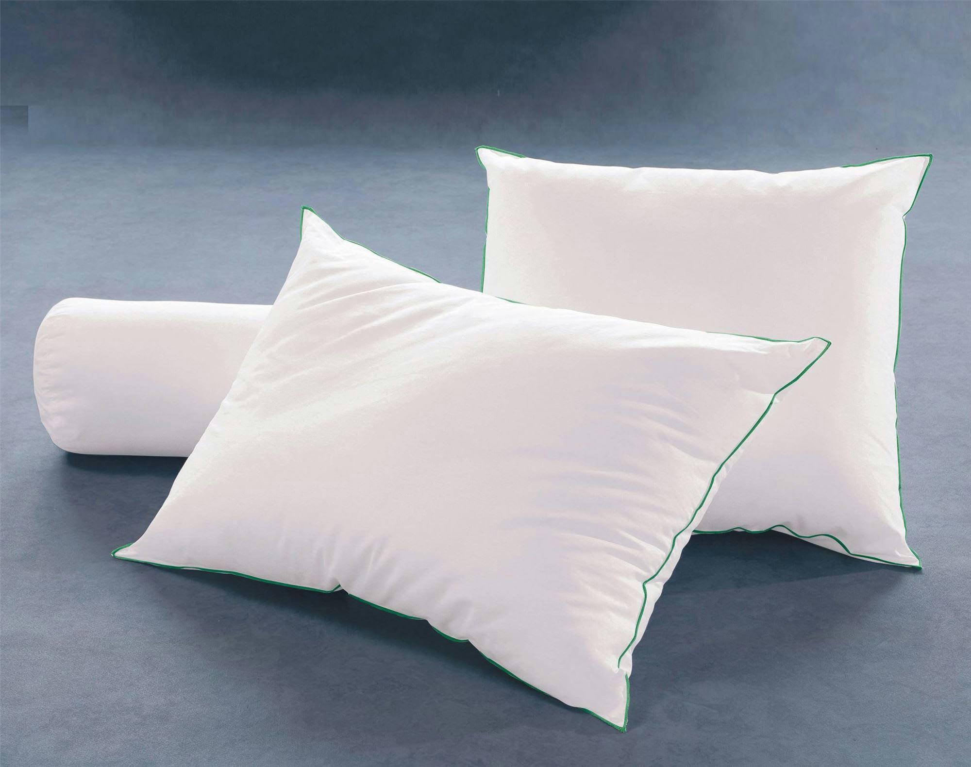 SÉRÉNITÉ - Oreiller médium 65x65 blanc en coton