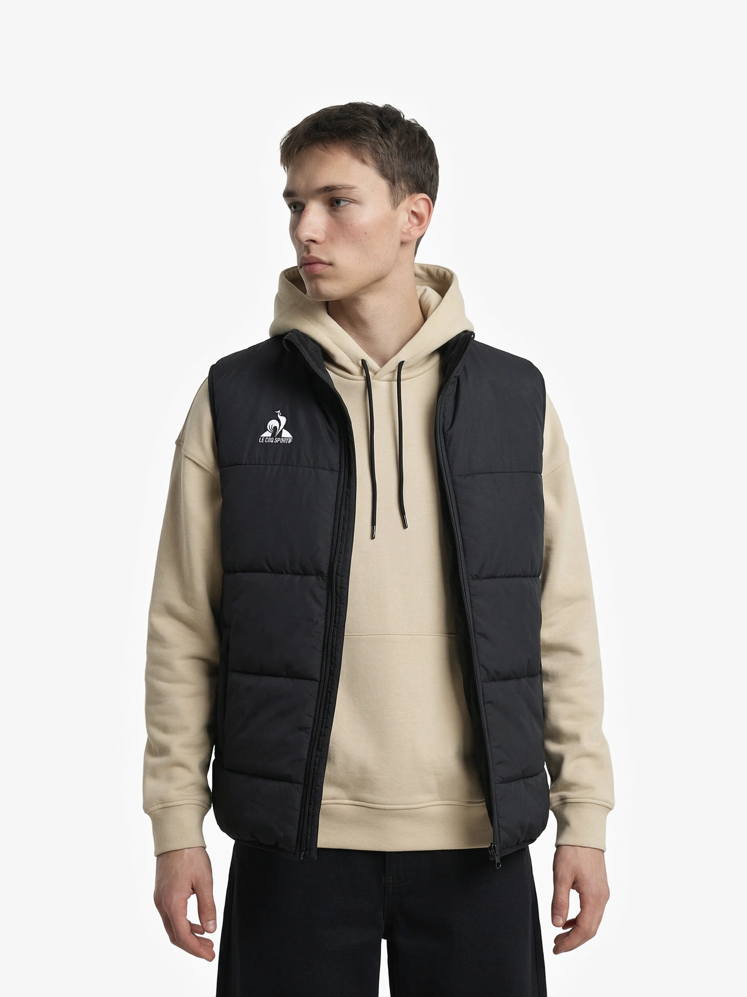 2423101-TRAINING Doudoune light SL N°1 M black | Doudoune sans manche Homme