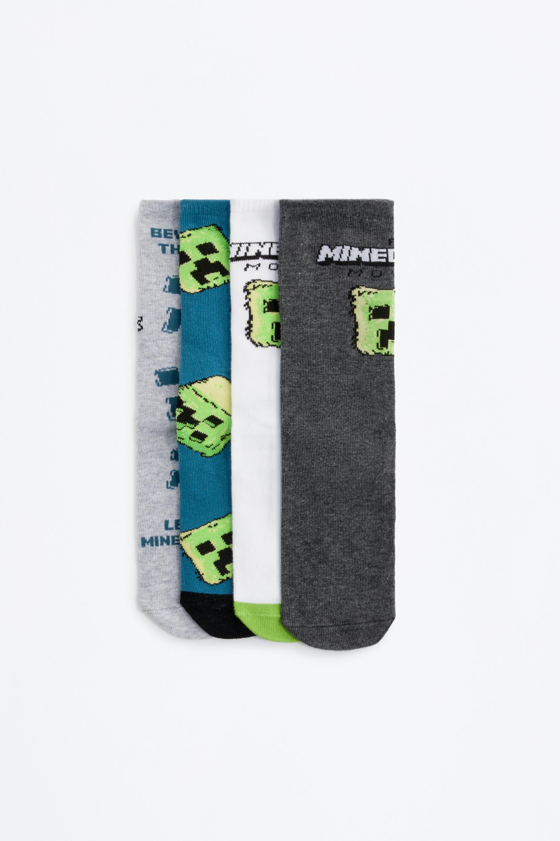 Calcetines largos Minecraft (Pack 3)