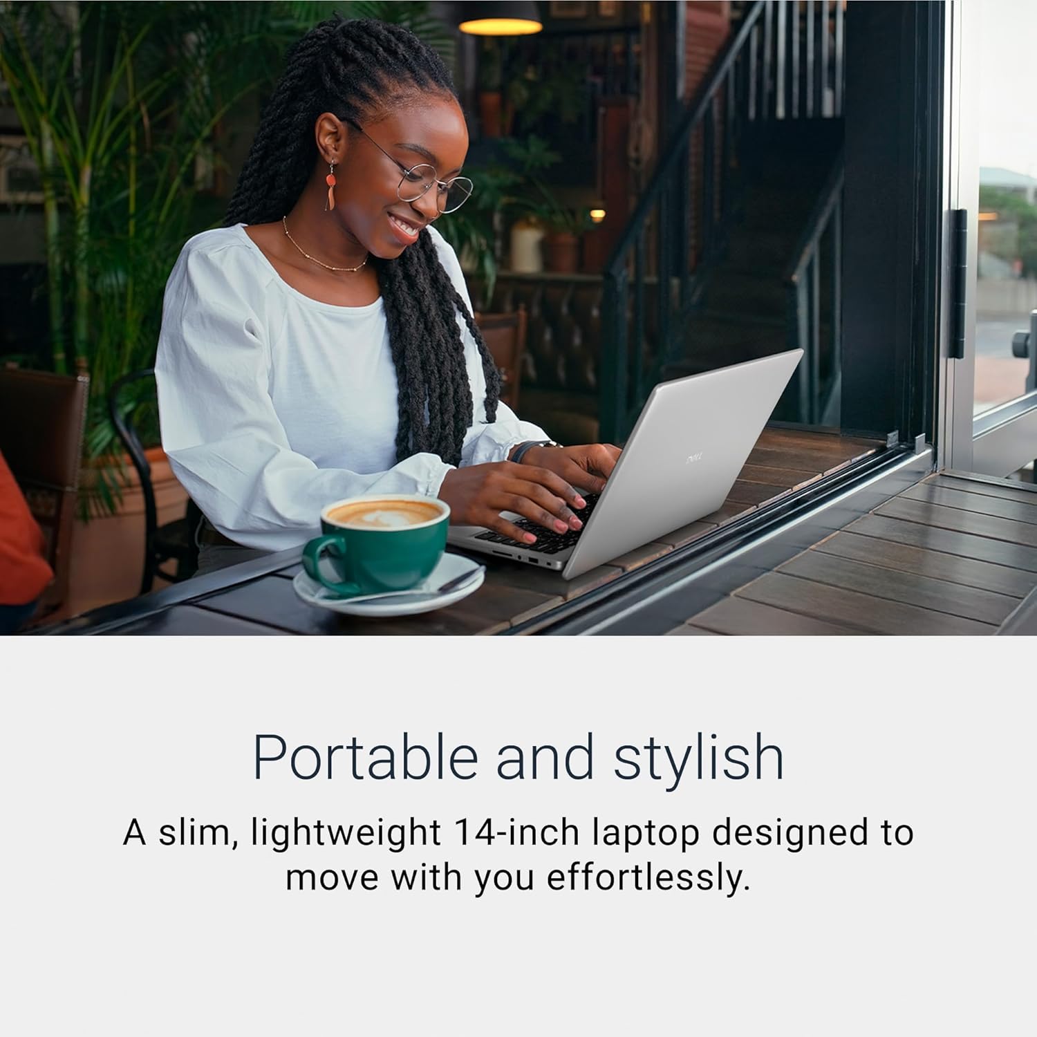 Dell 14 Laptop DC14250-14.0-inch FHD+ Anti-Glare Display  Intel Core 5 120U Processor  Intel Graphics  16GB RAM  512GB SSD  English AI Backlit Keyboard  Fingerprint Reader  Windows 11 Home - Silver