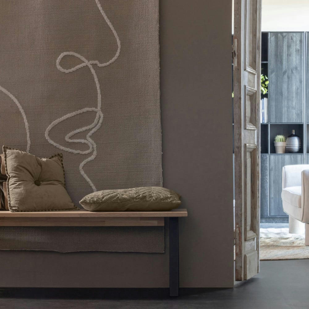 TABLO - Banc en bois piétement en A L160cm bois clair