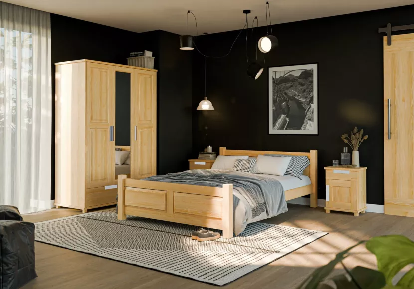 Łóżko drewniane Indu L111 200