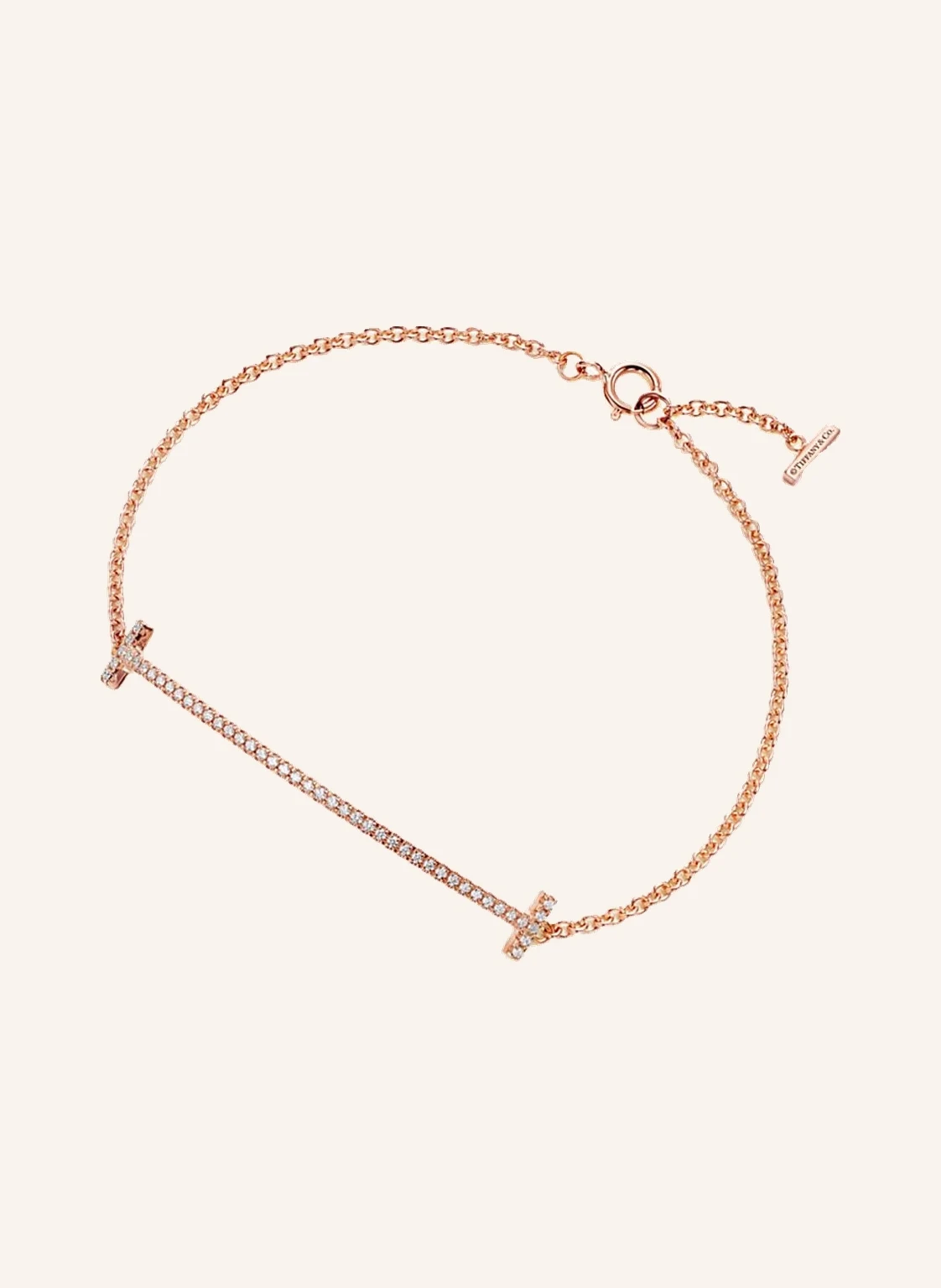 TIFFANY & Co. Armband TIFFANY T SMILE aus 18 Karat Roségold
