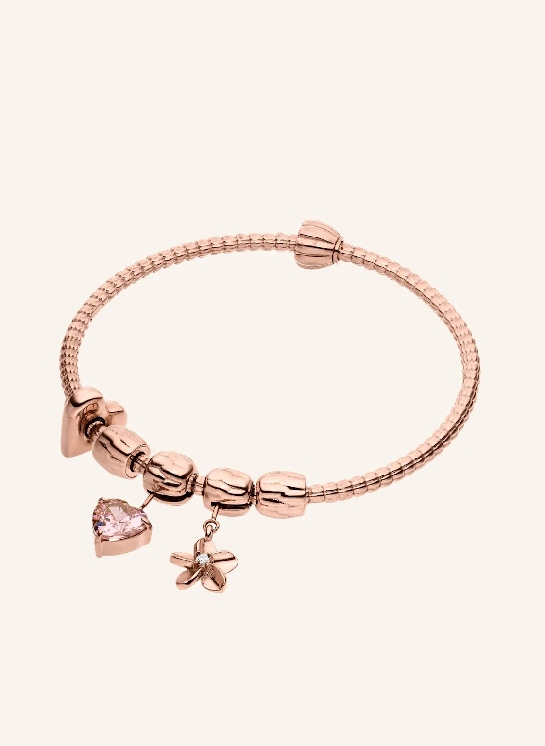 PURELEI Armreif-Set LEI GLITTER HEART S-M