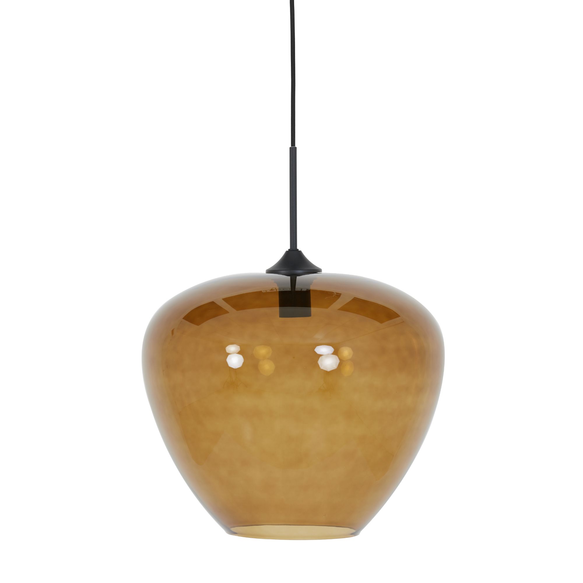Light & Living hanglamp Mayson - bruin - Ø40cm