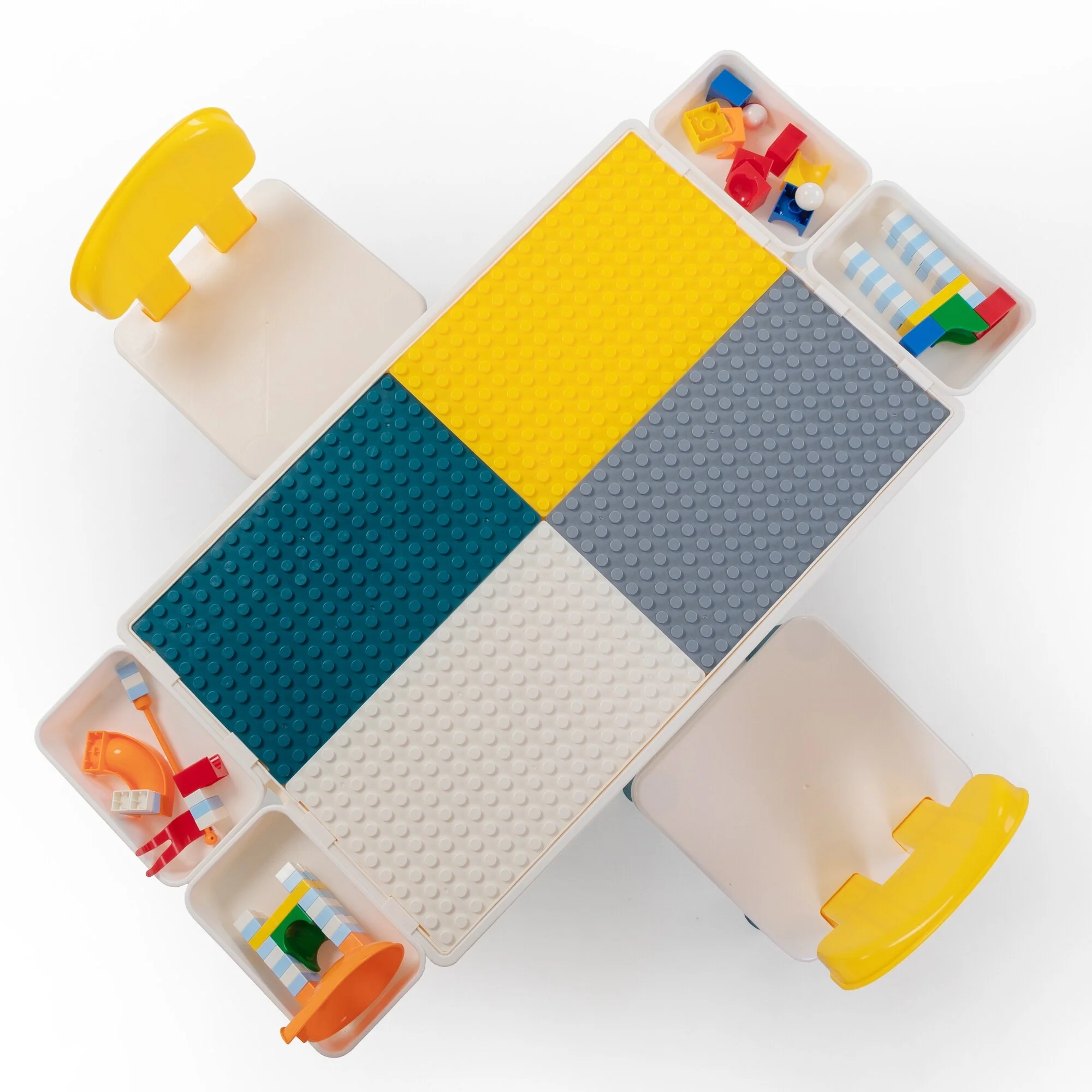 Multi functional rectangular block table