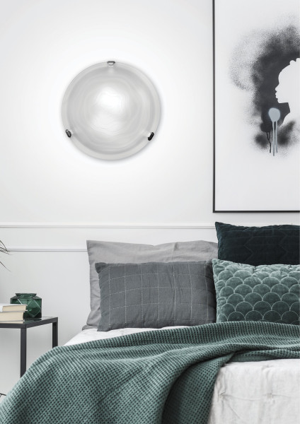 Plafonbiały okrągły 30cm WRAP 1xE27x40W IP20 Candellux