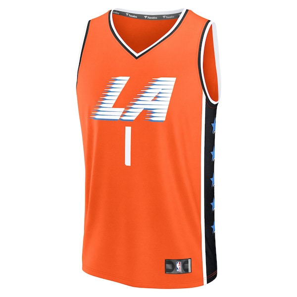 James Harden LA Clippers  2025/26 City Edition Fast Break Jersey - Orange