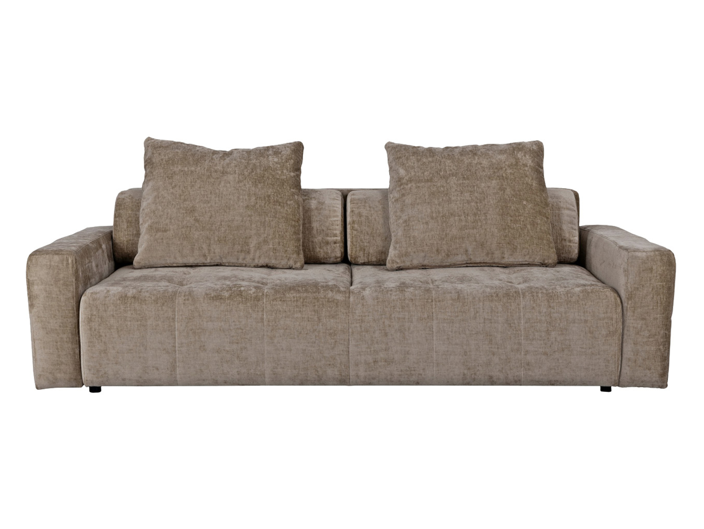 Sofa trzyosobowa Vibe rozkładana z pojemnikiem taupe