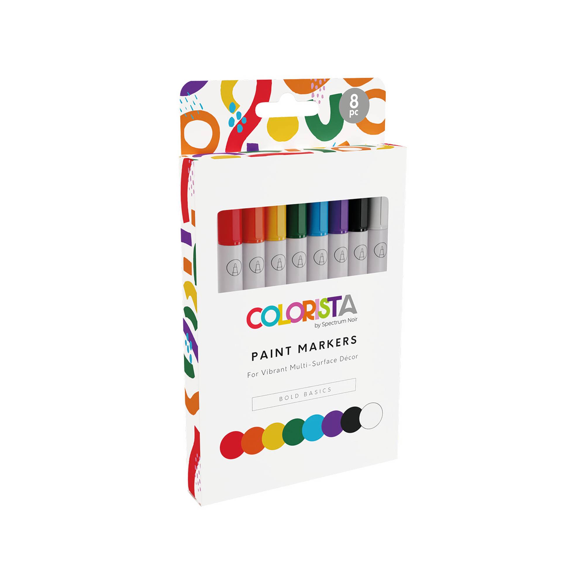 Colorista Bold Basic Paint Markers 8 Pack
