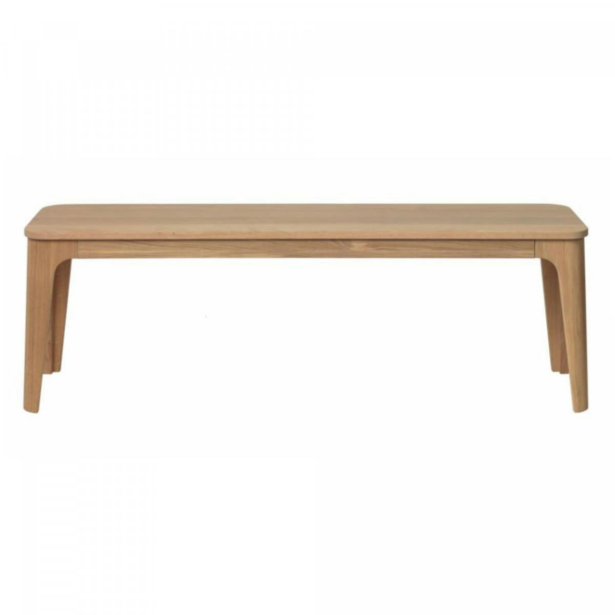 VEGAS - Banc scandinave en bois clair 140 cm VEGAS