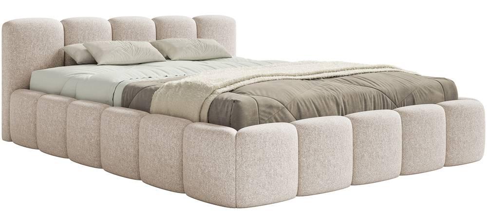 Bedframe Chloe laag 200 x 200 cm chenille
