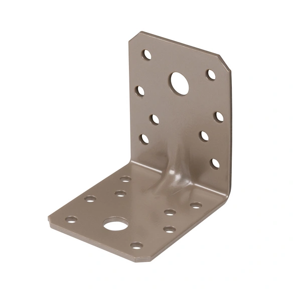 Schwerlast-Winkelverbinder mit Sicke, BxHxL: 70 x 55 x 70 mm, Stahl, 50 Stück