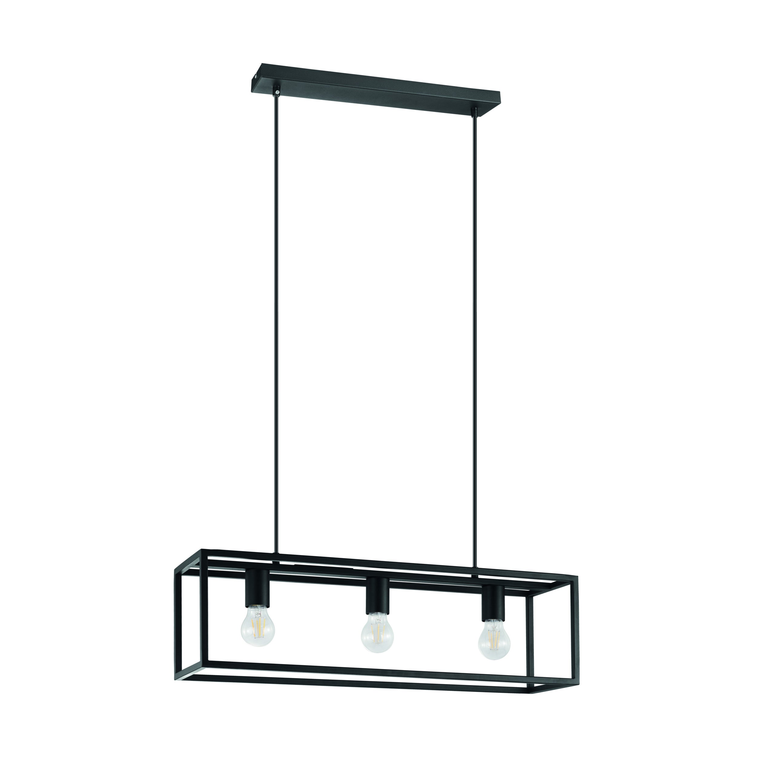 EGLO hanglamp Eldrick - e27 - 70 cm - zwart