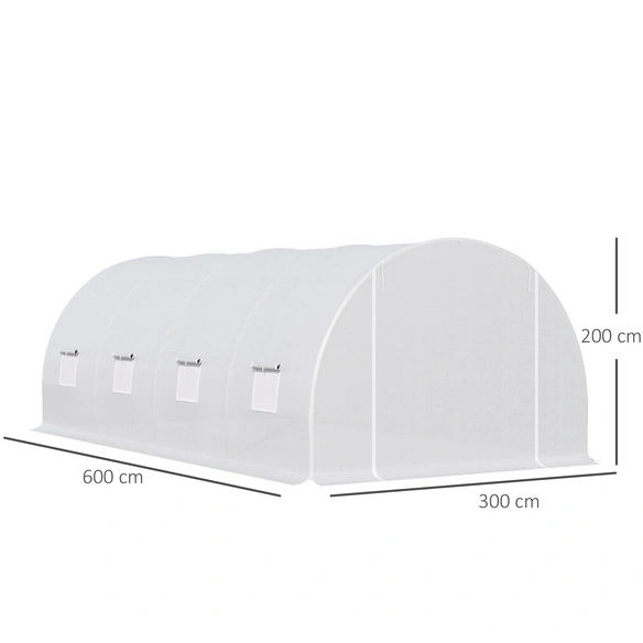 Gewächshaus, BxHxL: 300 x 200 x 600 cm