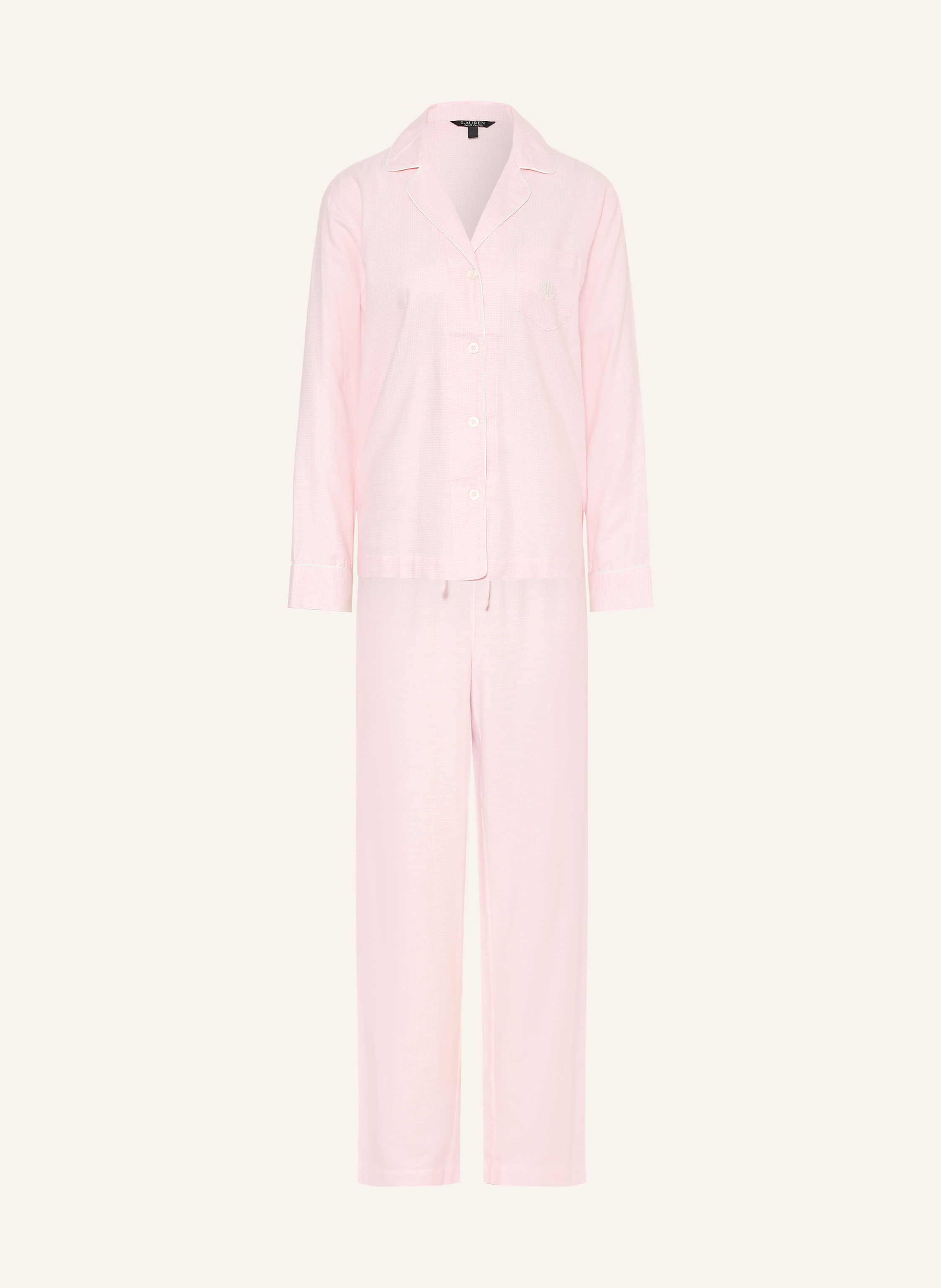 LAUREN RALPH LAUREN Schlafanzug aus Flanell