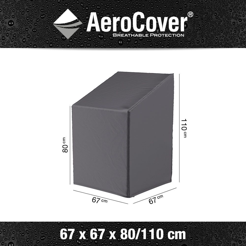 Ruma AeroCover Stackable Chairs Waterproof Polyester Cover W67xD67xH110cm